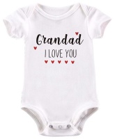 BTSN - Grandad I love you -baby grow Photo