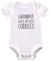 BTSN - grandpa gives the best cuddles baby grow Photo