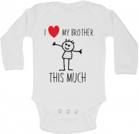 brother BTSN - I love my this much baby grow - L Photo