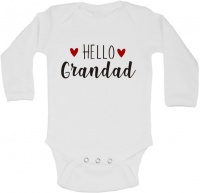 BTSN - Hello Grandad -Baby Grow - L Photo