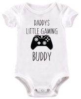 BTSN - Daddy's Little Gaming Buddy - Baby Grow Photo