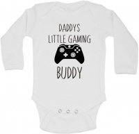 BTSN - Daddy's Little Gaming Buddy - Baby Grow - L Photo