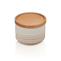 Le Creuset Small Storage Jar with Wooden Lid - 10cm Photo