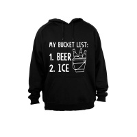 My Bucket List - Hoodie - Black Photo