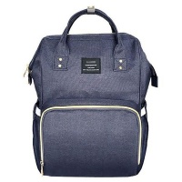 Mummy Bag Multi-Function Waterproof Travel Backpack - Navy blue Photo