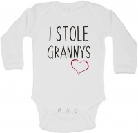 BTSN -I stole Granny's heart baby grow L Photo