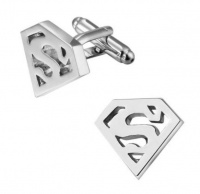 Silver Superman Cufflinks Photo