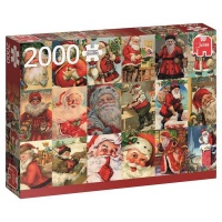 Jumbo Pc Vintage Santas 2000 piecess Photo