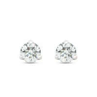 0.30ct Diamond Solitaire Stud Earrings in Set 9k White Gold Photo