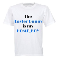 The Easter Bunny is - Kids T-Shirt - White Photo