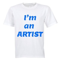 I'm an Artist! - Kids T-Shirt - White Photo