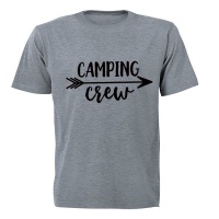 Camping Crew - Kids T-Shirt - Grey Photo