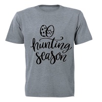Easter - Hunting Season! - Kids T-Shirt - Grey Photo