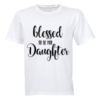 Blessed to be her Daughter - Kids T-Shirt - Grey Photo