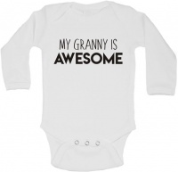 BTSN -My Granny is Awesome baby grow - L Photo