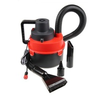 DC12V High Power Wet & Dry Portable Handheld Car Vacuum Cleaner - Red Photo