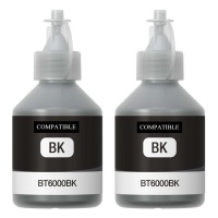 Brother Compatible BT 6000 / BT6000 CISS Black Ink Bottle x 2 Photo