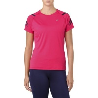 ASICS Women's Icon Short Sleeve Running Top - Pink Photo