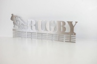 DCDesigners Rugby 48 Tier Medal Hanger - Stainless steel Photo