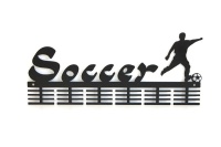 DCDesigners Soccer 48 Tier Medal Hanger - Black Photo
