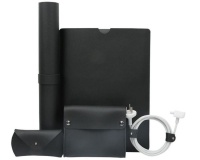 MacBook Pro 13" 5-in-1 Leather Organiser Combo - Black Photo
