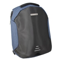Homemax Mason Anti-theft USB Backpack- Blue Photo