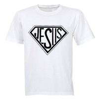 Super Jesus! - Kids T-Shirt - White Photo