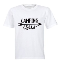 Camping Crew - Kids T-Shirt - White Photo