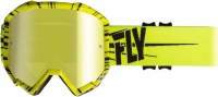 Fly Zone Hi-Vis/Yellow/Black/Gold Mirror Goggle Photo