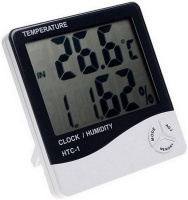 Digital LCD Temperature Thermometer Humidity Meter Clock Photo