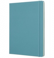Moleskine Classic Notebook Extra Large Ruled Blue Reef Hard Cover Photo