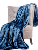 Cashmere "Feel" Luxurious Blankets - Teal Blue Photo