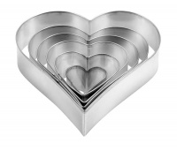 Tescoma Heart-Shape Cookie Cutters 6 Pieces Photo