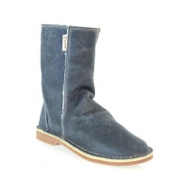 Gurmuki Kudu Leather Boots - Denim Grey Photo