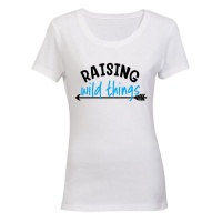 Raising Wild Things - Ladies - T-Shirt - White Photo
