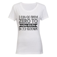 Zero to Online Detective! - Ladies - T-Shirt - White Photo
