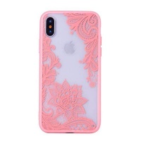 Floral Lace Henna Cover for iPhone X Photo
