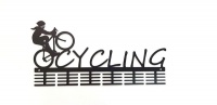 DCDesigners Cycling Lady 48 Tier medal hanger - Black Photo