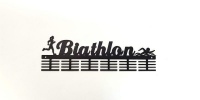 DCDesigners Biathlon Lady 48 Tier medal hanger - Black Photo