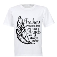 Feathers and Angels...- Kids T-Shirt - White Photo