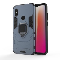 Kickstand Ring Stand Armor for Xiaomi Redmi Note 6 Pro Navy Photo