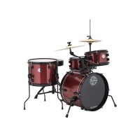 Ludwig 4 Piece Pocket Drumset- Wine Red Sparkle Photo