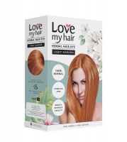 Love My Hair 100% Herbal Hair Dye- Light Auburn 100g Photo