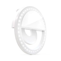 LED Selfie Ring Exposure Light - White Photo
