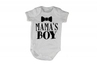 Mama's Boy - Bow Tie - Baby Grow Photo