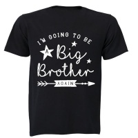 Brother Big - Again - Kids T-Shirt - Black Photo