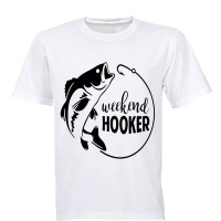 Fisherman - Weekend Hooker - Adults - T-Shirt - White Photo