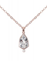Civetta Spark Silm Trillant Necklace - Swarovski Clear Crystal - Silver Photo