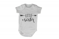 Little Sister - Arrow Design - Baby Grow Photo