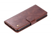 LG Vintage Faux Leather Flip Case for V40 Brown Photo